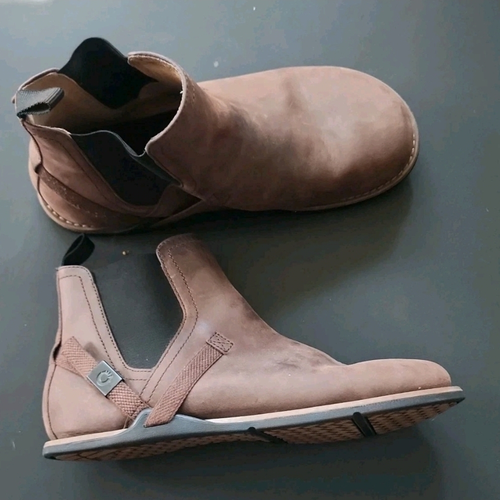 Xero Barefoot Leather Minimalist Brown Melbourne Chelsea Ankle Boots Men’s 10